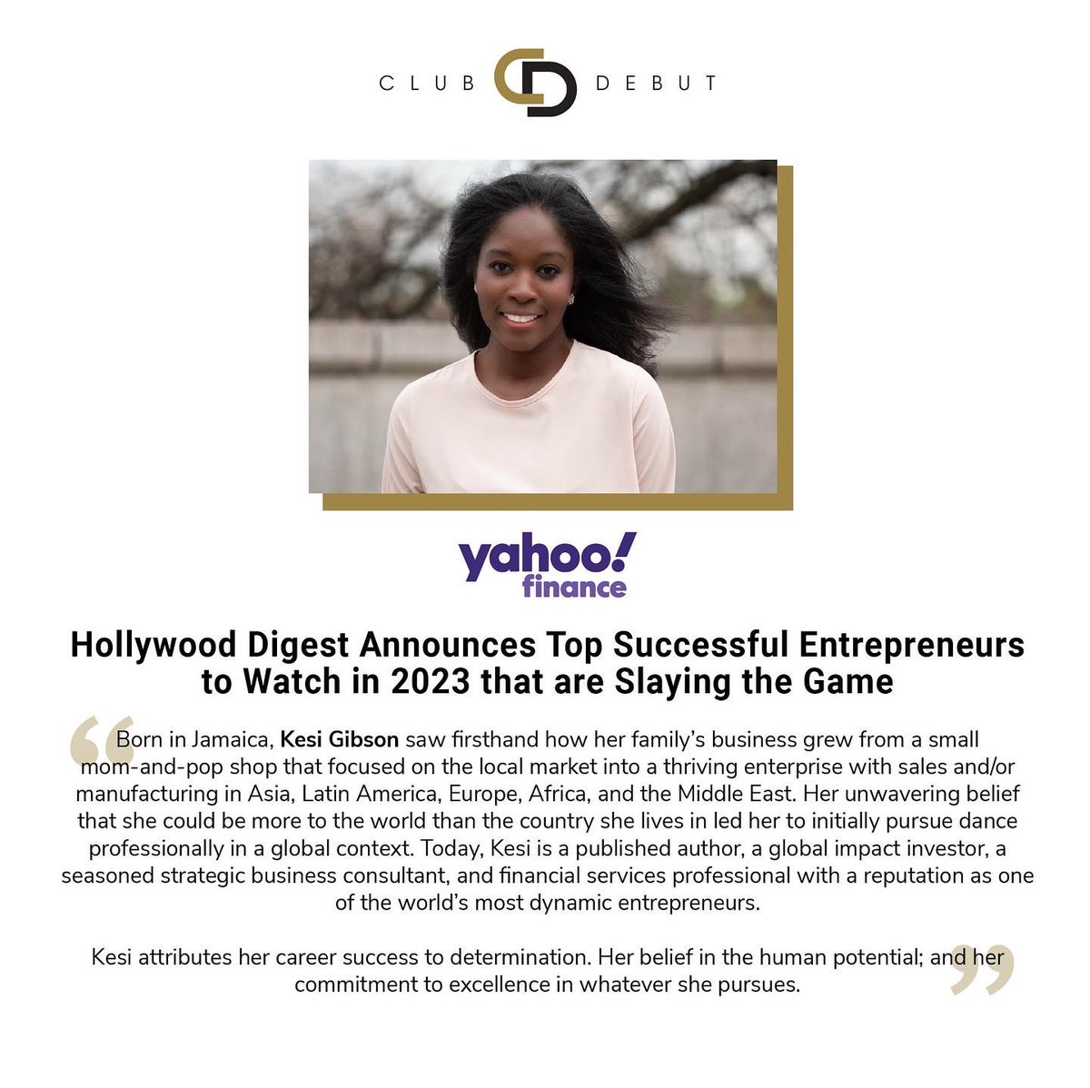 ClubDebut_'s tweet photo. Nice way to start the year. @Yahoo @HollywoodDigest many thanks for the recognition. We have been in semi-stealth mode for the past year. Happy to finally officially launch https://t.co/2TZgYaFFsc suite of products and services, serving the creator economy in a big way! https://t.co/cFIWRb55Co