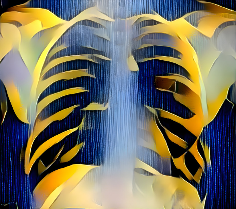 MDartclub's tweet photo. #NFTGiveaway Do you want one?

XR Chest Private Study #182
Unique 1/1 masterpiece
Inspired by gilded cage

1⃣ Follow @MDartclub
2⃣ Like &amp; retweet
3⃣ Tag 3 friends

⏳ Ends in 48 hours!

Medical Art Club: MD + AI = ?
https://t.co/wkvSvP9Dea

#NFT #NFTs #FreeNFT #FreeNFTs https://t.co/i4N1OP84nG