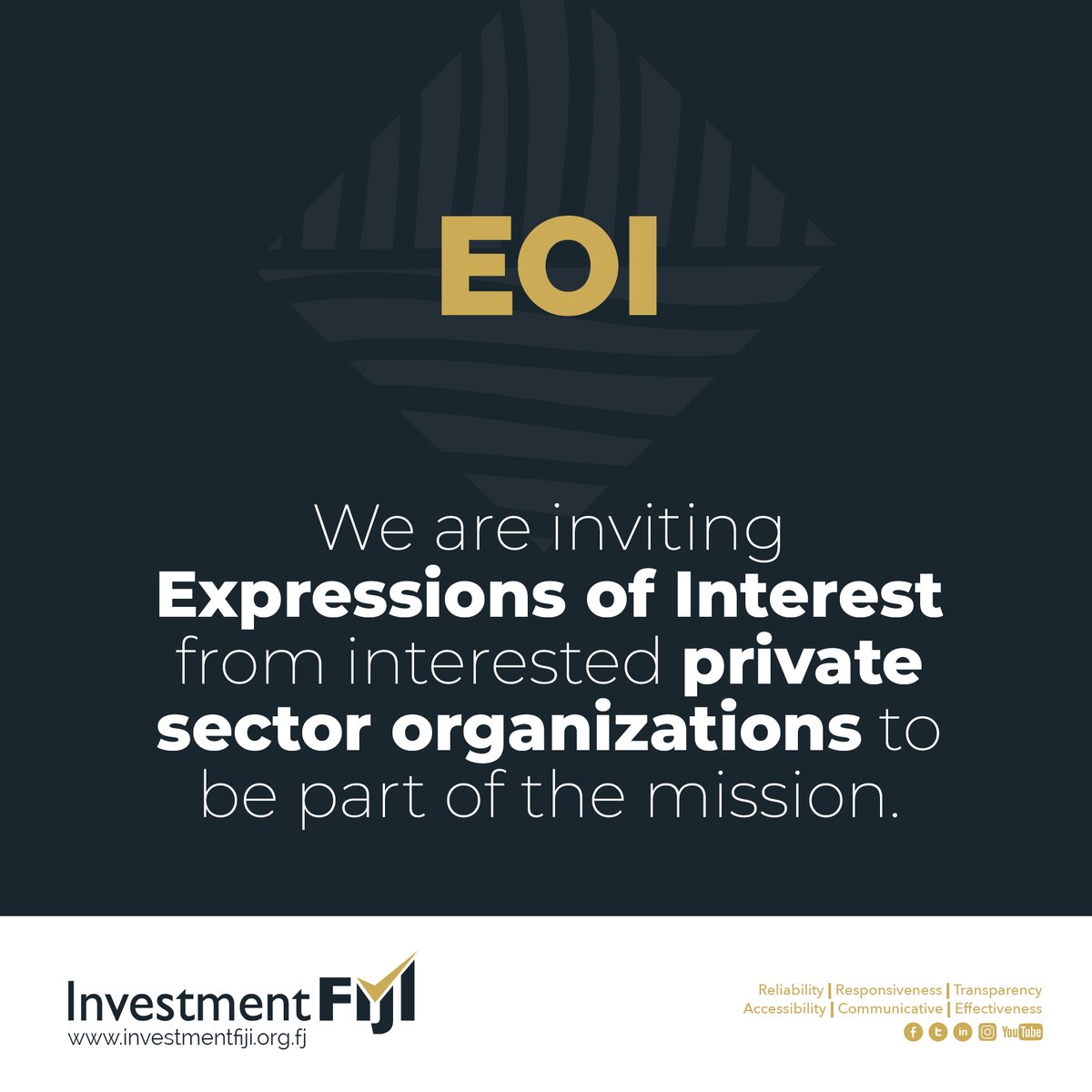 InvestmentFiji's tweet photo. TO ALL INTERESTED BUSINESSES:  Be part of our Investment and Trade mission to #NewZealand in March.
Access EOI via: https://t.co/6iiYpUSMai 
Access Form via: https://t.co/QNYxRRC50K 
Send applications before 4pm on 27/01/2023.
For more info contact Sheetal or Ananaiasa on 3315988 https://t.co/TWeigwtzfO