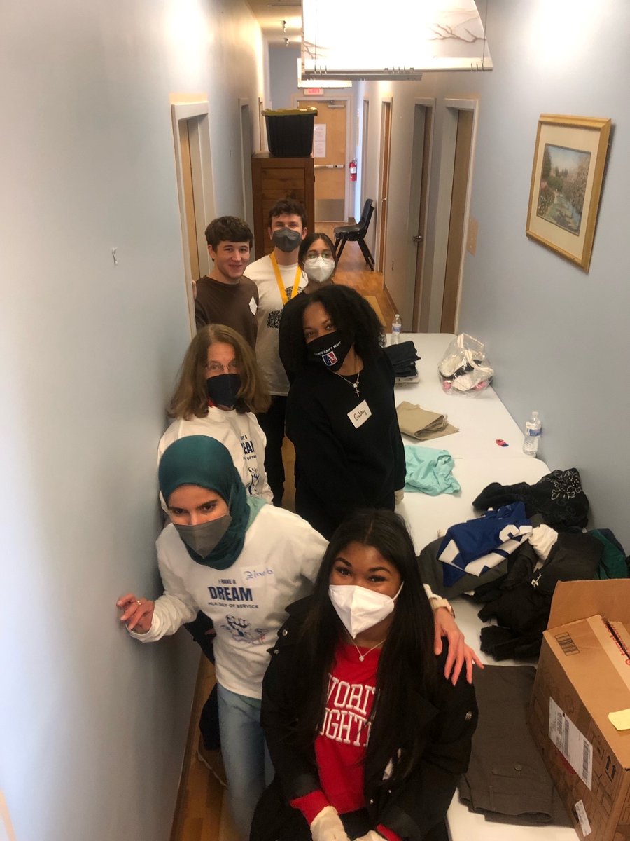 SylviaBurwell's tweet photo. Dr. Martin Luther King, Jr. said “Everybody can be great because anybody can serve.” Inspired to join @AmericanU community members committed to service at @AU_CCES #MLKDay of Service event #changemakers #UnitedWeServe https://t.co/I2OILwYGhN