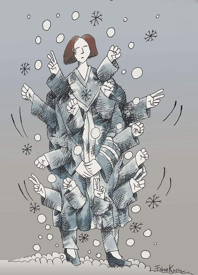 @firuzkutal çizgileriyle #KabulEtmiyoruzVazgeçmiyoruz <a href="/bumedofficial/">BÜMED</a> <a href="/BUicinMezunlar/">Boğaziçi Üniversitesi için Mezunlar Girişimi</a>