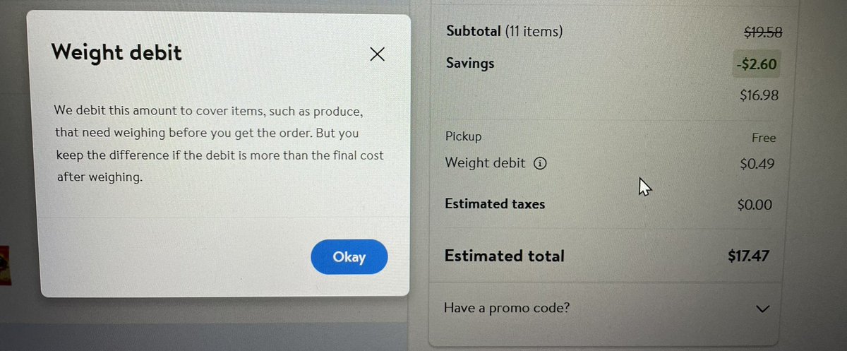 kimmysisk's tweet photo. @Walmart @WalmartAction @walmarthelp This is an example of the new “sneaky” charge that Walmart is adding to online grocery orders. I was charged a total of $32.79 for 5 Fuji apples on January 6th. My multiple contacts with Walmart resulted in ZERO help. Be aware!!!! https://t.co/ZiatE6TsJw