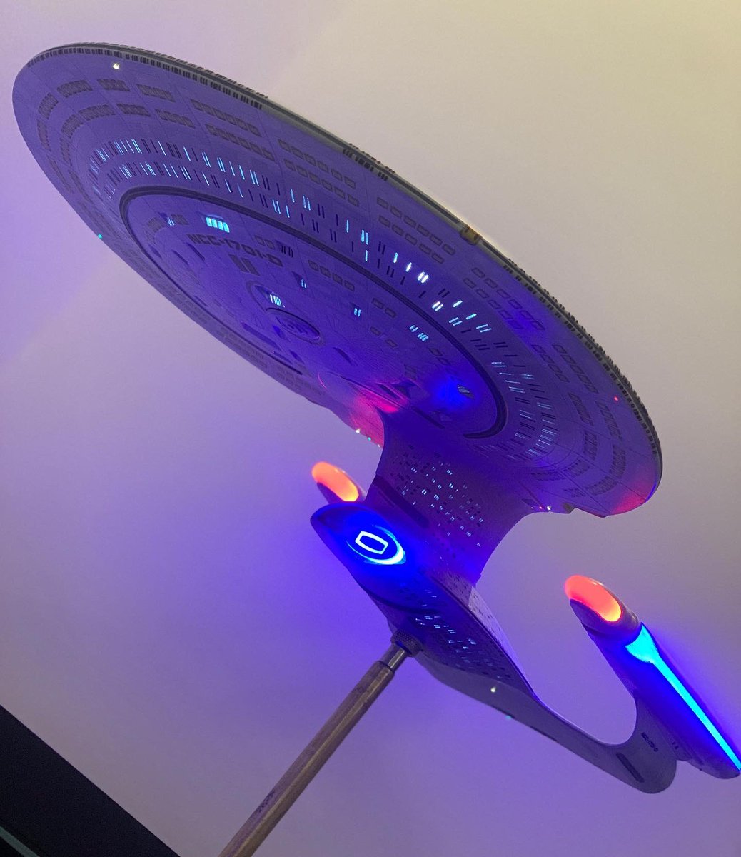 aldershipyards's tweet photo. Another one out the door! Finally finished this commission and she will be on her way to her new owner this week. Just a few quick shots #startrek #ussenterprise #galaxyclass #1701d #picard #trekkie #geek #nerd #starship #starshipmodel #model #startrekmodels #commissionsopen https://t.co/xTIiEDVXrX