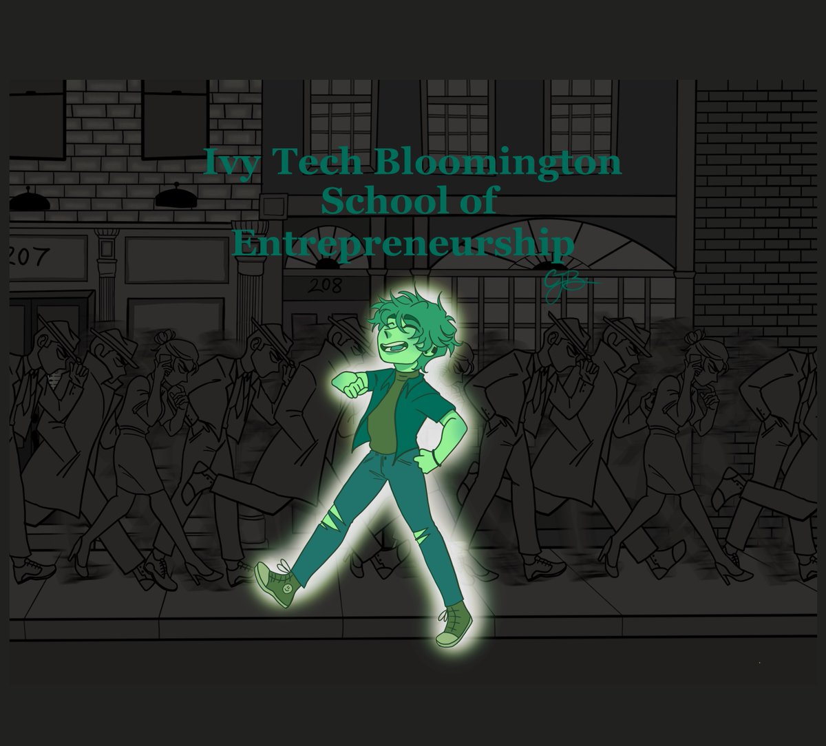 IvyTech_BL_ENTR's tweet photo. Thanks to Cc Bowman for creating the commissioned art for our social media profile picture &amp; banner! Cc is a student in our ENTR Program and founder of CephilioStories, her self-publishing company that will sell her self-authored and illustrated stories. https://t.co/elOhGwoeFP https://t.co/9uykPM01nR