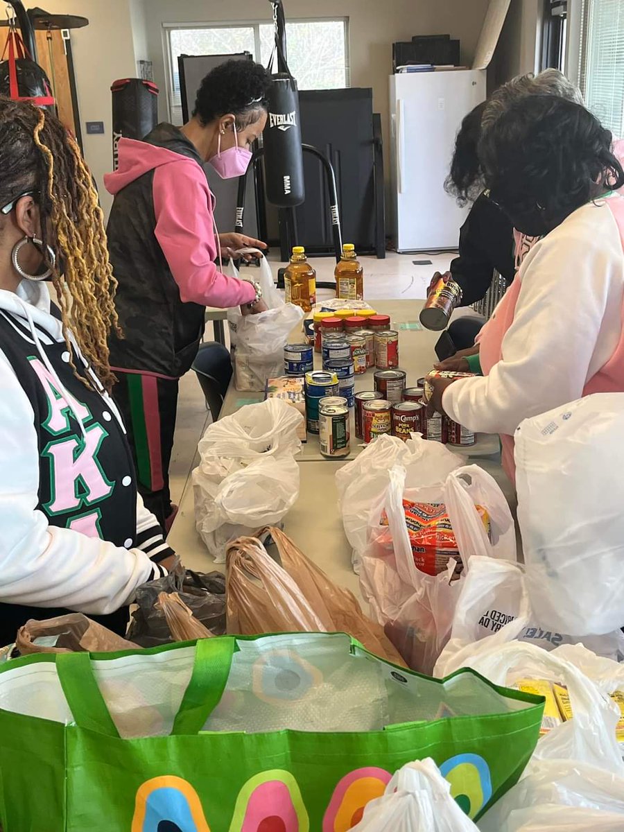 chapelhillaka's tweet photo. On this MLK Day of Service, Mu Omicron Omega and Psi Gamma Omega Chapters partnered for a Food and Warmth Drive in Chapel Hill NC and Hillsborough NC. Items collected will benefit the Interfaith Council and Orange Congregations in Mission! #MARConnects #MuOmicronOmega https://t.co/Fpum7EDdGQ