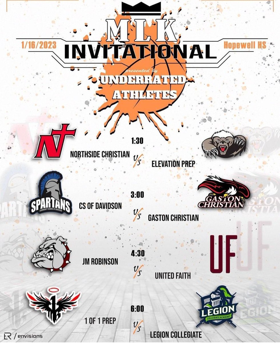 Coachmccarthy88's tweet photo. S/O @CoachChrisNC for hosting an awesome event today at Hopewell.
#MLKInvitational featured 4 tough games with both public and private teams! Everything was on time and organized well- Iβll definitely be back to support another @UnderratedAthl_ event!
Keep doing it right! https://t.co/elb6HKtlSy