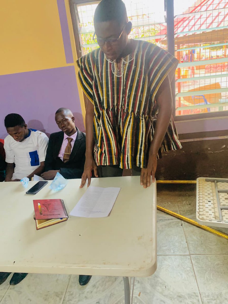 PaschalAkotia's tweet photo. In the latter hours of yesterday, myself and my team of TONSU executives elect were sworn into office to man the affairs of the Toende Students' union for the next 2 years. Into thy hands we commit this journey oh Lord!🤲🙇 https://t.co/srUYa2pDhD