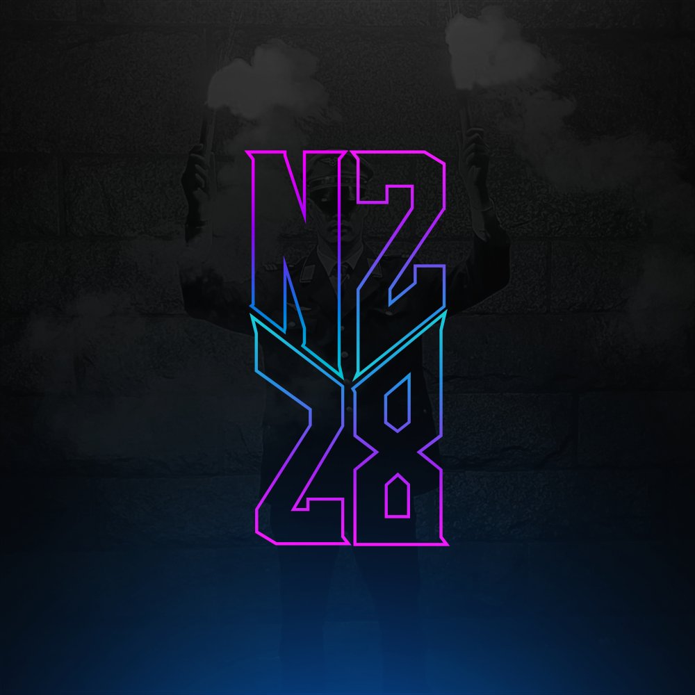 es kann alles an dem bild geändert werden sowohl farbe der schrif, hintergrundbild oder der blaue glow unten im bild. #noahzett28logo