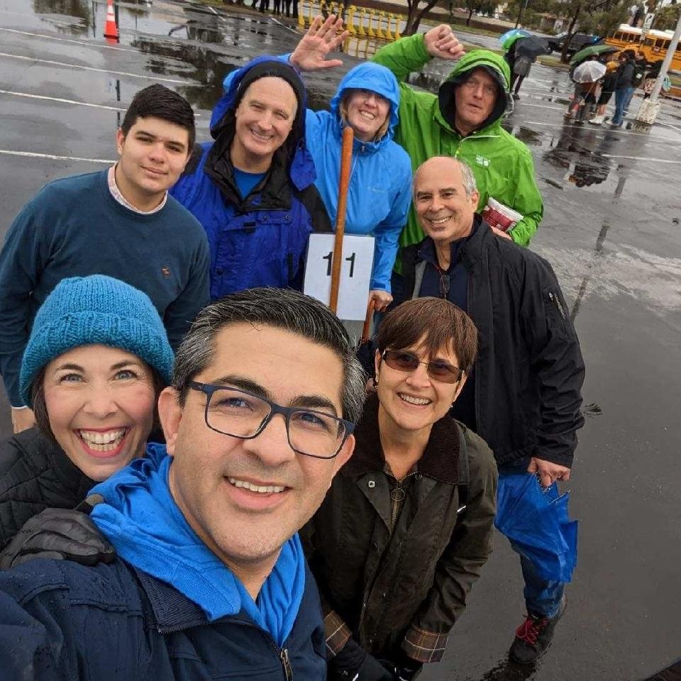 azld12dems's tweet photo. LD12 Dems joined Rep Jennifer Pawlik and other East Valley Dems to commemorate MLK Day in Mesa this morning! We didn't let a little rain stop us. βοΈ
#martinlutherking #azld12demsshowup #eastvalleydemocrats #MLKDay2023 #MLKDayParade https://t.co/O3JY59JPlf