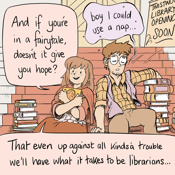 Twistwood Tales! # 124 "Stocking the Library" 