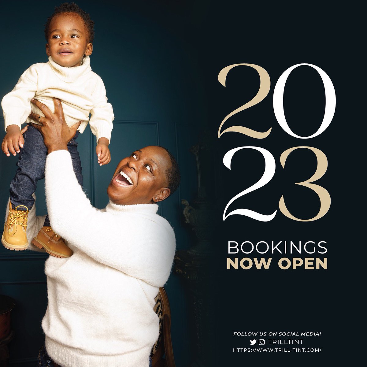 Happy New Year!🥳

The time has come to add more pages to YOUR story in 2023. Trill Tint is now recharged and ready for this incredible year. Are you ready to unleash your new possibilities? Feel free to DM us for any questions or inquiries.