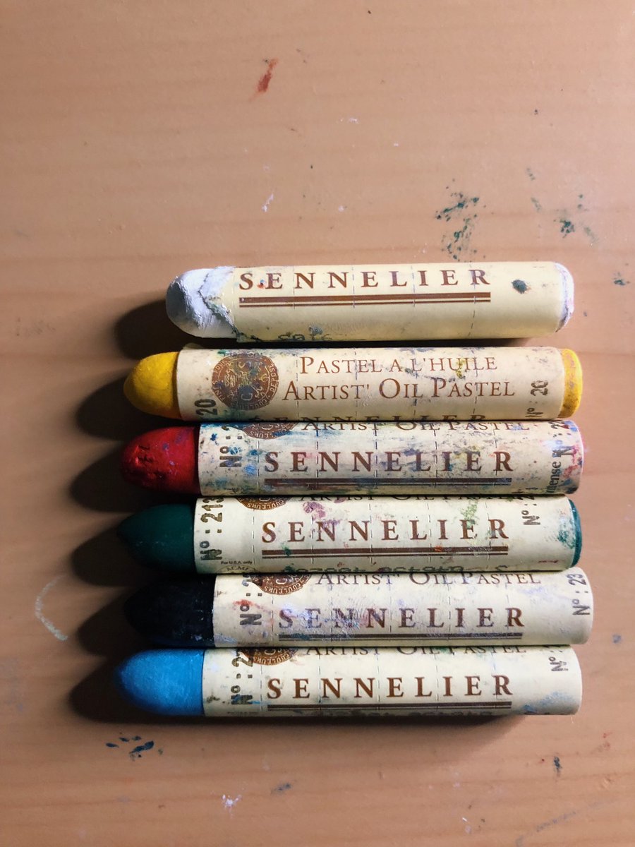 jaaysart's tweet image. The painting               The palette