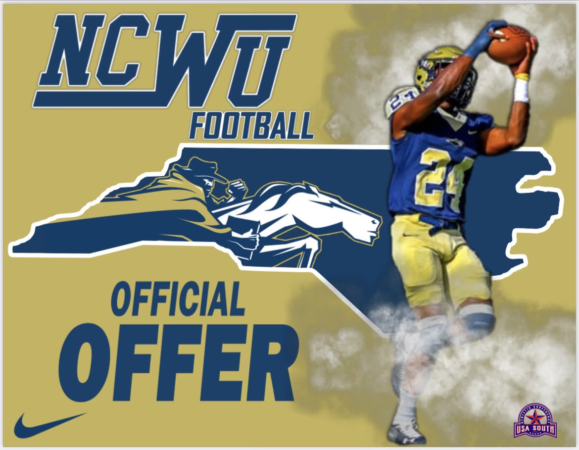 After a great conversation with <a href="/CoachBWilliams2/">Brian Williams</a> I’m blessed to receive an offer from <a href="/NCWesleyanFB/">NC Wesleyan Football</a> <a href="/BishopSports/">North Carolina Wesleyan Athletics</a> <a href="/CoachHeathWebb/">Heath Webb</a> <a href="/RecruitGeorgia/">Recruit Georgia</a> @NEGARecuits <a href="/LCHS_Football/">LCHS Football</a>