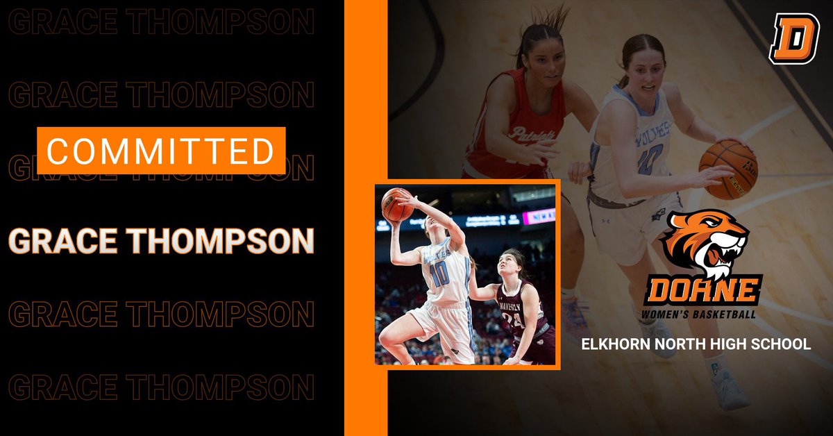I am super excited to announce my commitment to Doane University to further my academic and basketball career! I would like to thank my family, friends, and coaches for supporting me! Go Tigers!! <a href="/DoaneWBB/">Doane WBB</a> <a href="/CoachBaum_DU/">Ryan Baumgartner</a> <a href="/ElkNorthGBB/">Elkhorn North GBB- First Four</a>