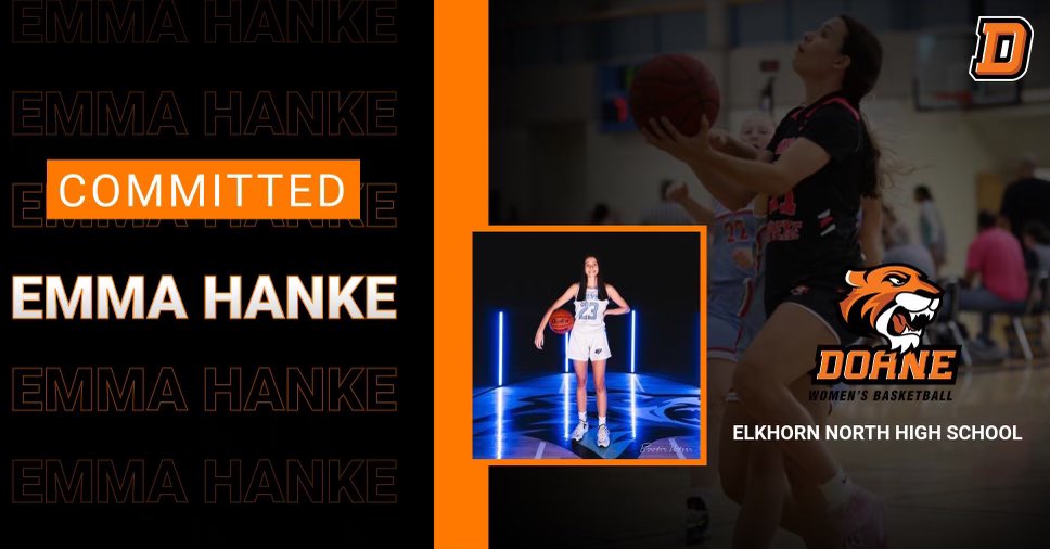 I am so excited to announce my commitment to Doane University to continue my academic and basketball career! Thank you to my family, friends, and all of my coaches through the years for the endless support! #GoTigers 🧡🖤<a href="/DoaneWBB/">Doane WBB</a> <a href="/CoachBaum_DU/">Ryan Baumgartner</a> <a href="/ElkNorthGBB/">Elkhorn North GBB- First Four</a> <a href="/omaha_supreme/">Omaha Supreme Basketball</a>
