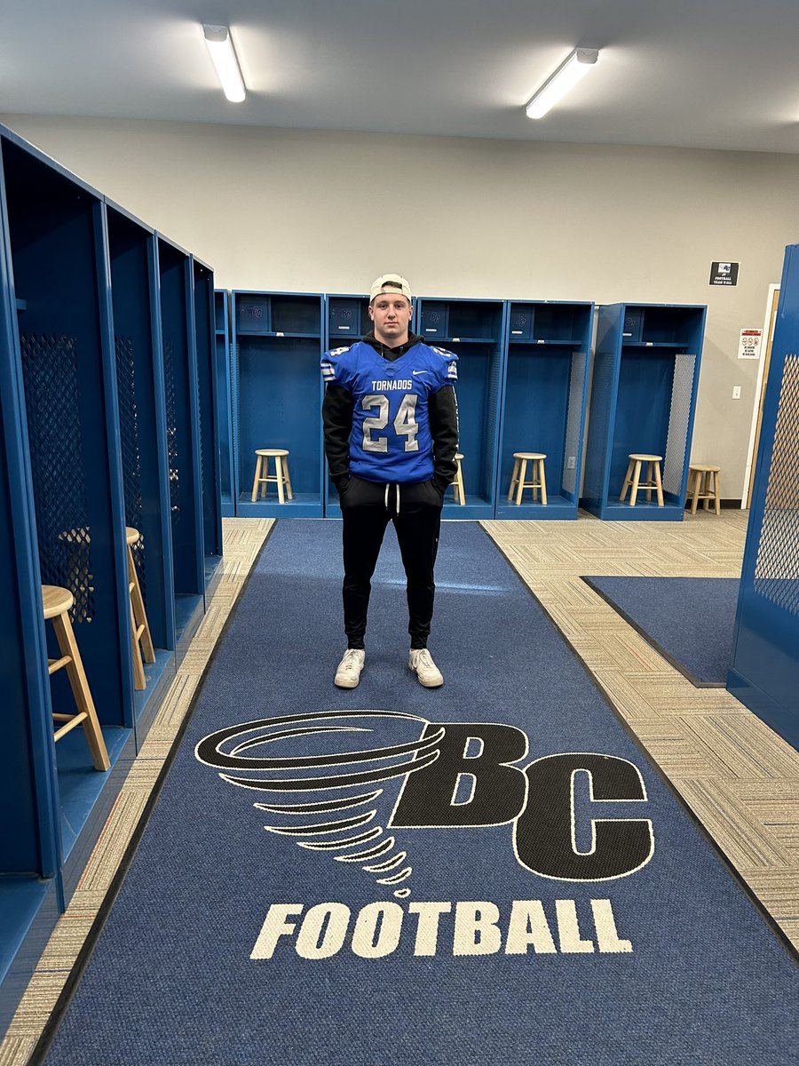 Had a great visit at Brevard College today and am blessed to receive my first offer!!! <a href="/CoachS_Nelson/">Shane Nelson</a> <a href="/BrevardF5/">BC Football 🌪</a> <a href="/BCTornados/">Brevard College Athletics</a> <a href="/DBarker2442/">Coach Barker</a> <a href="/WestForsythFB/">WestForsythFootball</a>