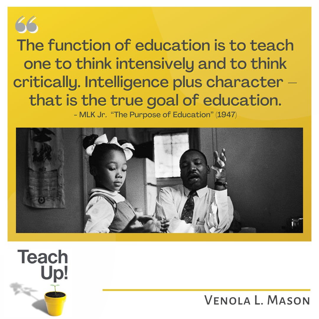 Dr. King shares his thoughts on education. 

#mlkjrday #mlk #TeachUp #SEL #leadered #edleadership #BlendedLearning #parents #principals #students #teachers #PBL #PersonalizedLearning #StudentCentered #EdEquity #HMHproud