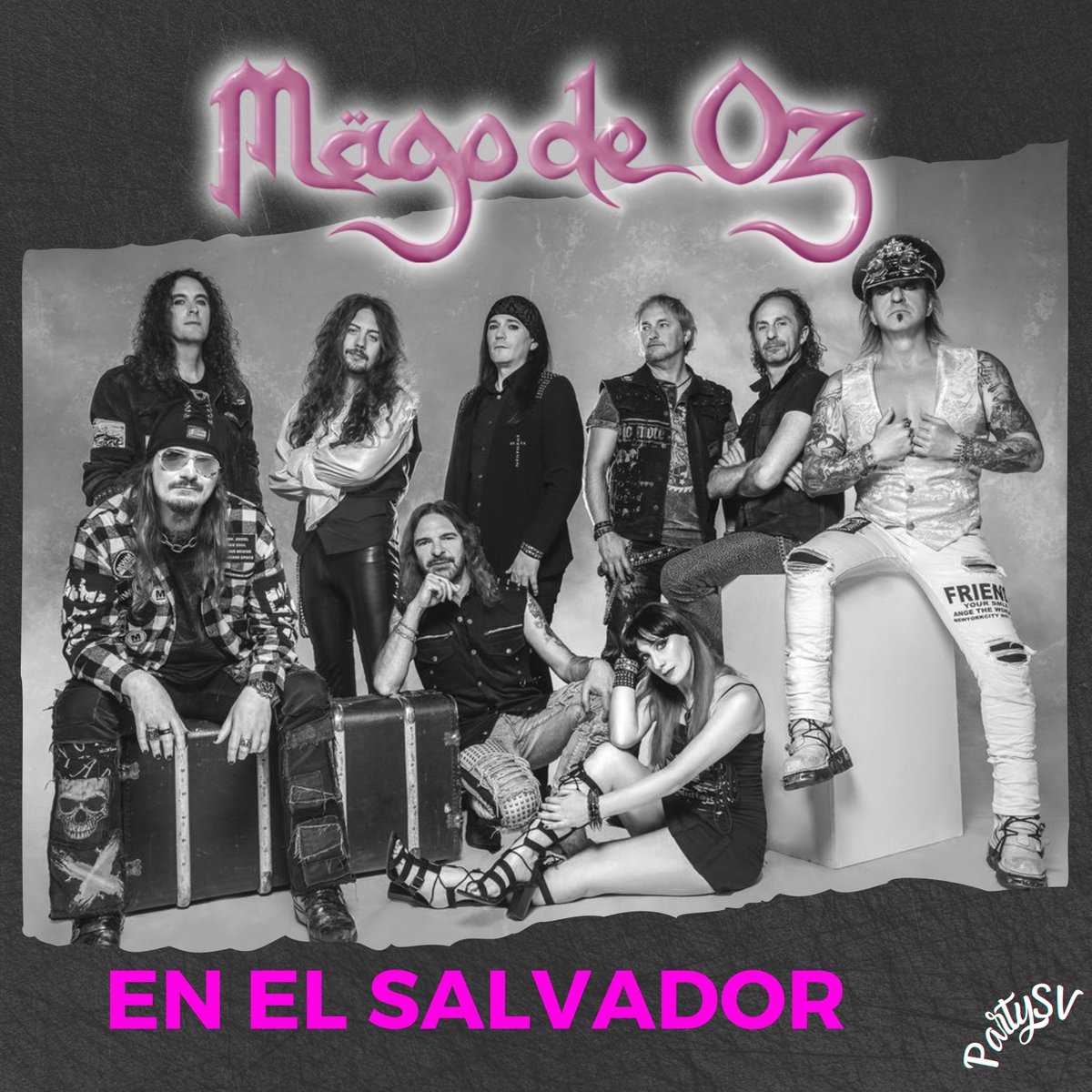 PartySV_'s tweet photo. ¡Mago de Oz en El Salvador Junio 03!

Regresa al país una de las bandas más queridas del metal interpretado en español 🎸😎

¿Listos para cantar “Fiesta Pagana” o “Molinos de Viento”? 🎶

Pendiente de nuestras redes para mayor información 🙌🏼 https://t.co/D9o0P5tqNd