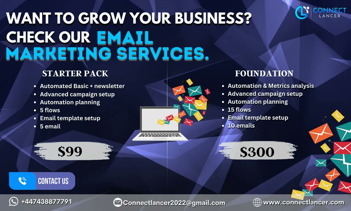 Connectlancer1's tweet photo. Want to grow your Business? Check our Email Marketing Services

#connectlancer#emailmarketing#emailmarketingservices#mailcodify#emailservices#onlinemarketing#emailmarketingstrategy#emailtemplates#emailmarketingsoftware#bulkemail https://t.co/DHTtMK4K0W