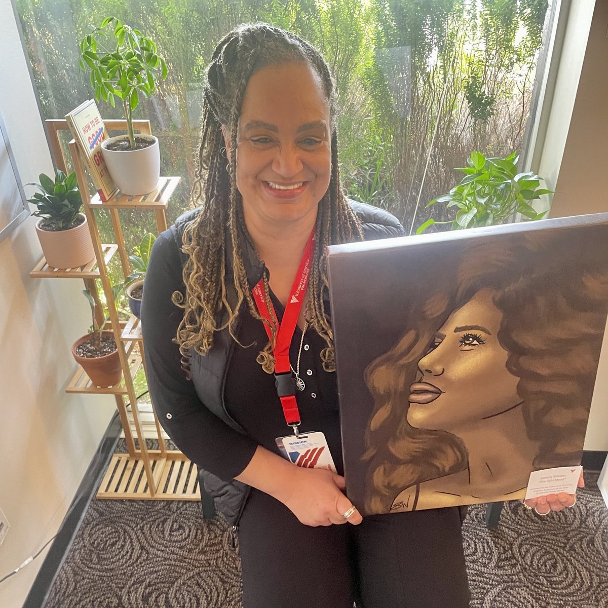 Program Manager, Anna Cornelius shared what MLK Day meant to her and her family. She said, "He started the change, and now we have to be the change. I teach my children every day to do something different. He served his community, and we continue to serve ours."