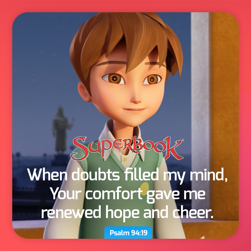 BatangSuperbook's tweet photo. May pinagdaraanan ka bang challenges lately? We pray that you receive God's loving comfort today. 🤗💙✨
#DailyBibleVerse #GodComforts https://t.co/0xcPxIEnee