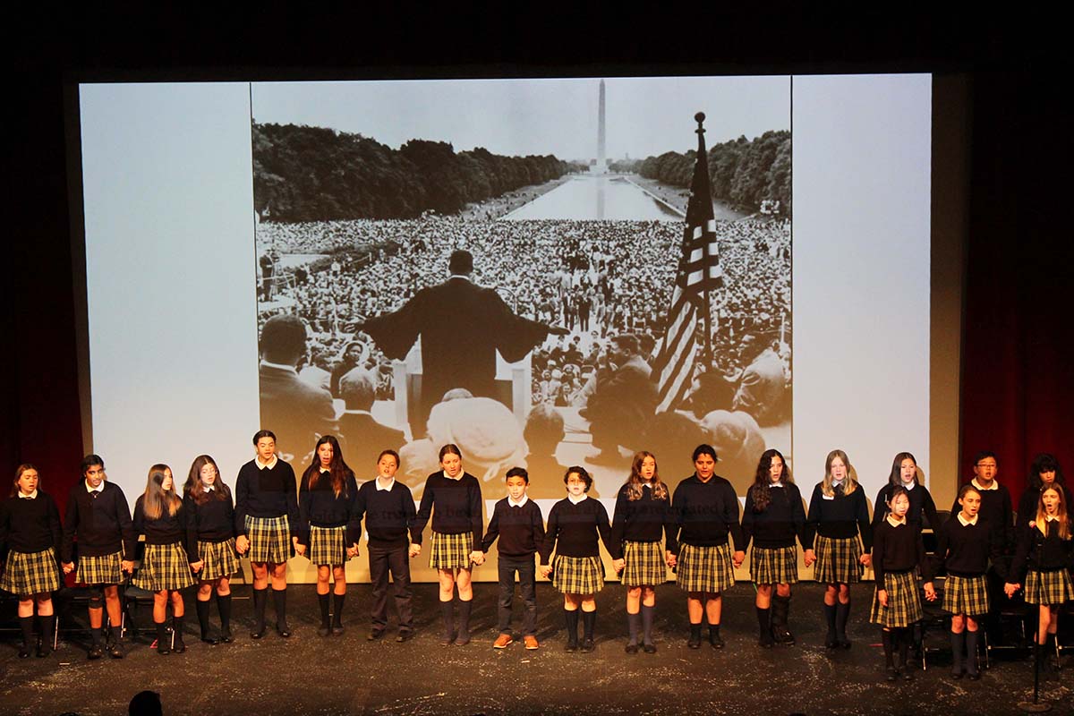 Thank you to our student speakers and singers for sharing with us the life and legacy of Dr. Martin Luther King Jr. #MLKDay #santacatalinatrue