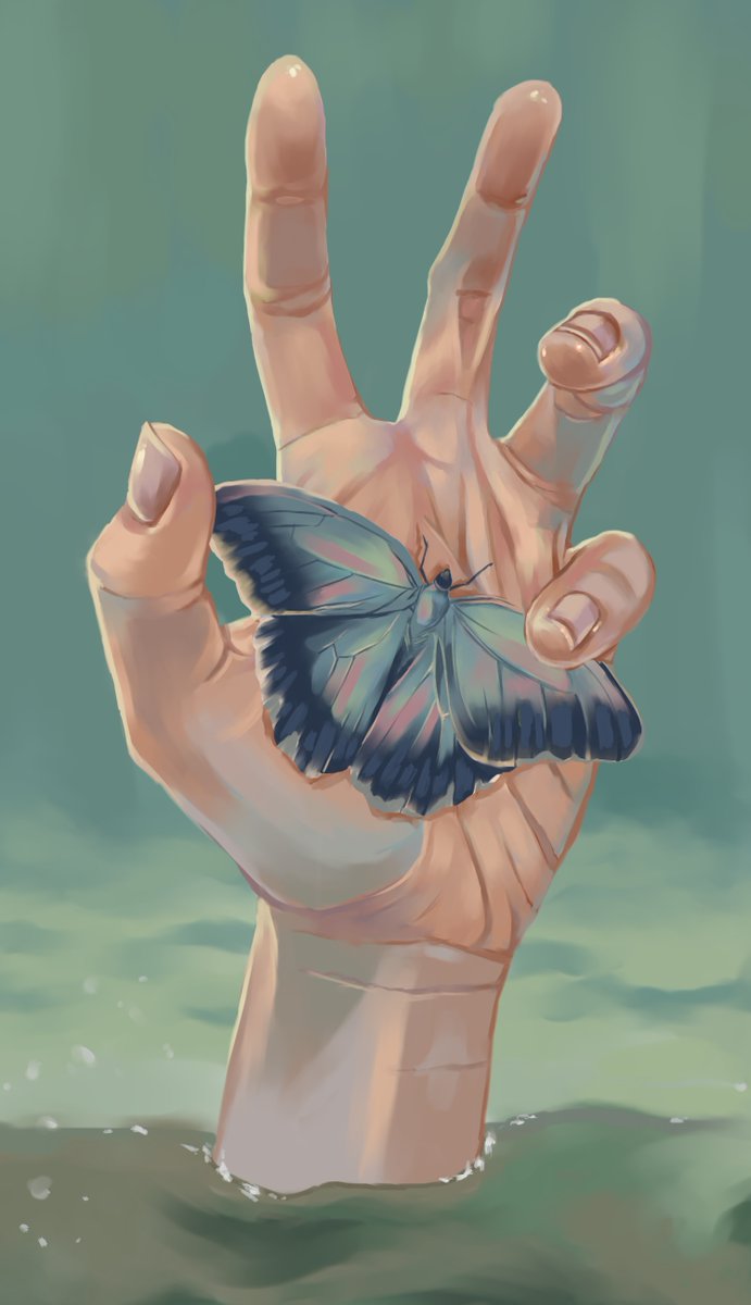'the closing fist and the butterfly'