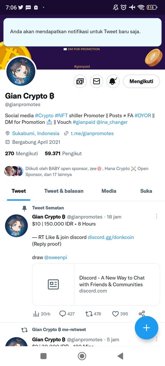 ProdIrfan's tweet photo. @jihanicorn @Puffverse @TheToriant @Babyproms @gianpromotes Done all tasks. Bismillah https://t.co/obr4fKKr3D