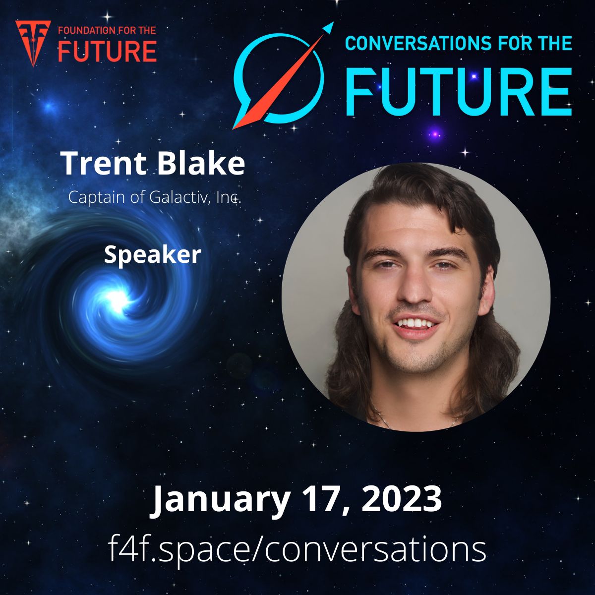 Have plans tomorrow? You do now! 👀 

Join us at 11 am EST as <a href="/Galactiv_Space/">Galactiv 🏴‍☠️</a> Captain <a href="/TrentABlake/">Trent Blake</a> speaks on the importance of space communications at this (free!) event hosted by <a href="/F4FSpace/">Foundation For The Future</a>. 🛰️

Register now: f4fspace.org/event-details/…