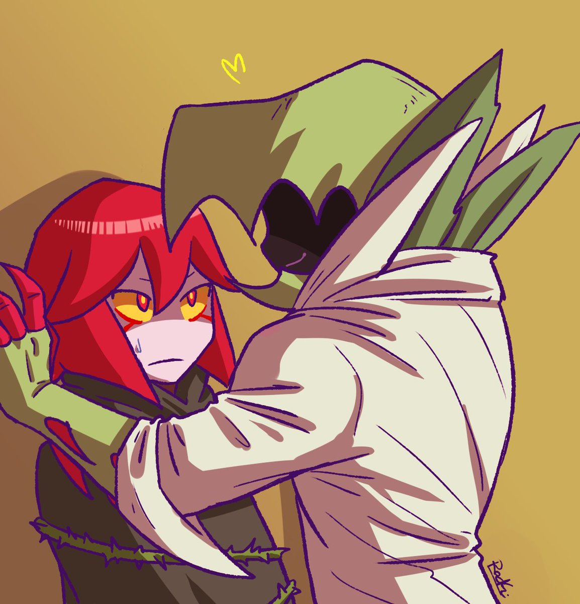 RocioZero's tweet photo. Some fanart/doodles I did during last year of @PitZams OCs.

The plant guys are so cute, I caaan't 💕💕 https://t.co/w3hrK39koK