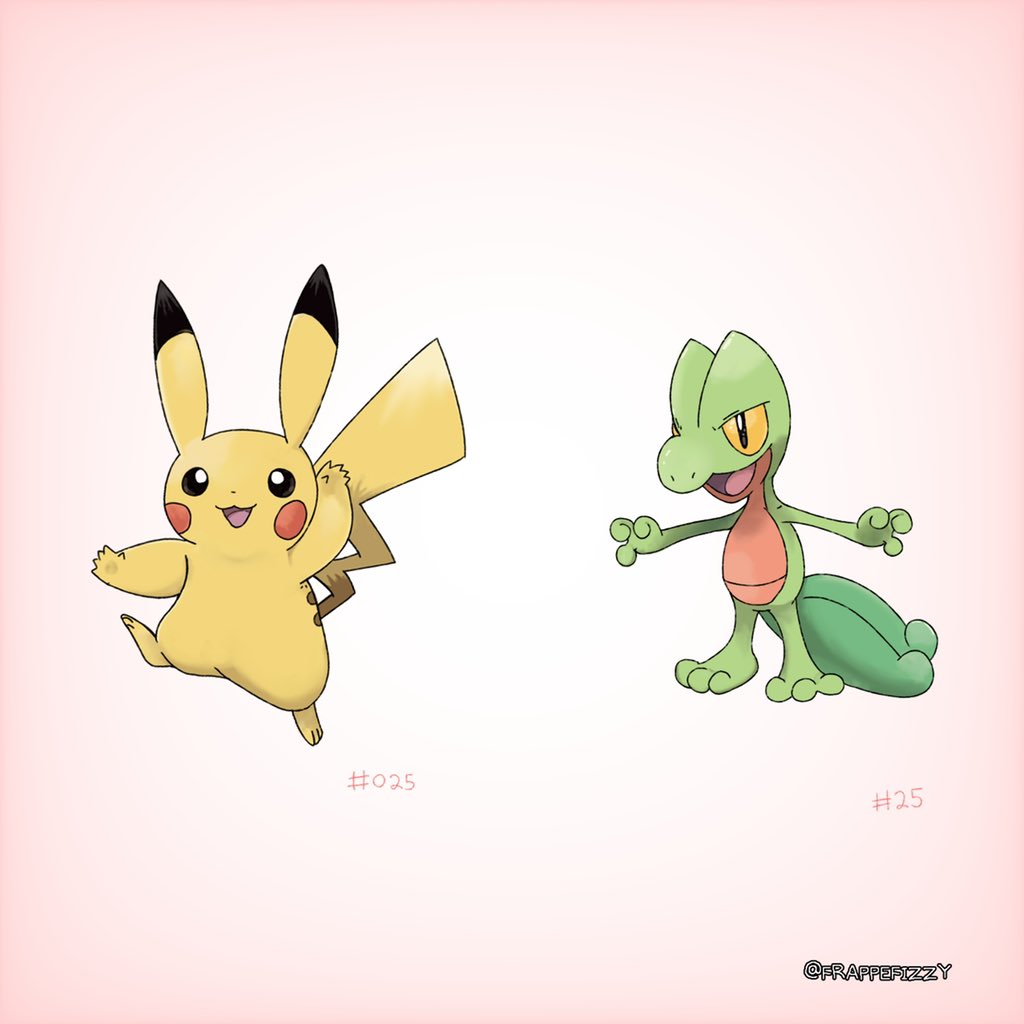FrappeFizzy's tweet photo. Tried to make some Ken Sugimori styled art!! Very experimental, don’t expect more like this for a while haha!! ♥️⚡️🌳

#PokemonScarlet #PokemonViolet #Pikachu #Treeko https://t.co/hJLc9DKQS4