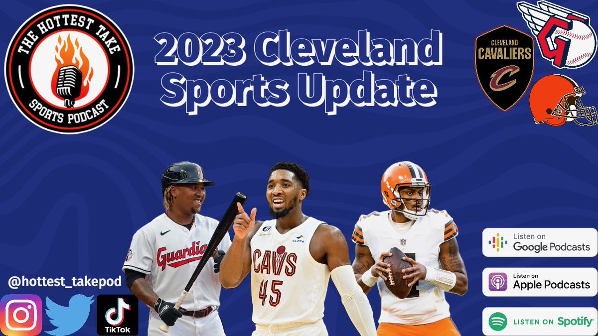 Hottest_TakePod's tweet photo. Episode 76 just dropped as we discuss a Cleveland Sports Update. 🔥

In this episode we chat:

◾️D-Mitch Impact
◾️Watson Performances 📈
◾️Bell &amp; Zunino Signings 💸
◾️Clowney Departure
◾️#Cavs Trade Deadline 👀
◾️Austin Hedges Farewell 😢

Listen Below! ⤵️
https://t.co/8o06tyPjWM https://t.co/gNcr0xvTTz