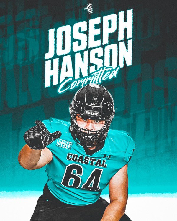 I would like to thank the Lord, family, and Coaches for all of their support. I am proud to announce that I have committed to Coastal Carolina! Go Chants!👌<a href="/BallAtTheBeach/">Coastal Football Recruiting</a> <a href="/Niceville_FB/">Niceville Football</a> <a href="/CoachDWarehime/">Derek Warehime</a> <a href="/FLCoachT/">Grant Thompson</a> <a href="/CoachTTrickett/">Travis Trickett</a> <a href="/Coachtimbeck/">Tim Beck</a> <a href="/david_hedges/">David Hedges</a> <a href="/AD_Nice3/">Adron Robinson</a> @CoachDieudonn