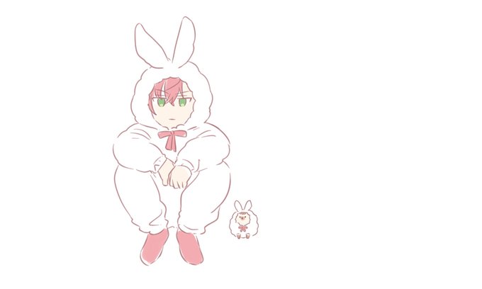「green eyes rabbit costume」 illustration images(Latest)