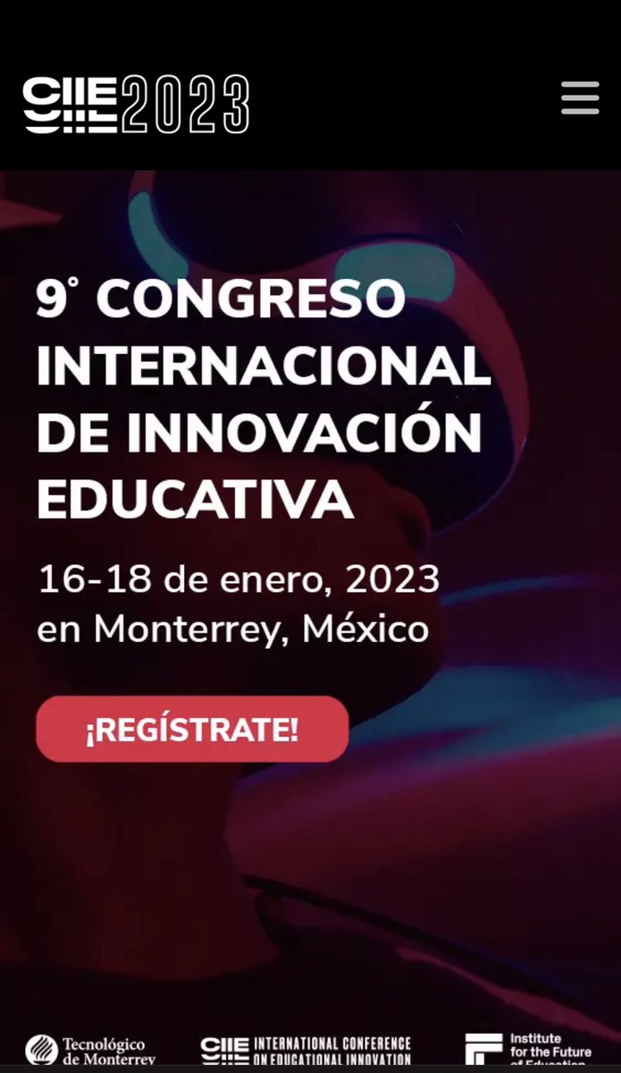 JuanAlfonsoML's tweet image. Nuevas e innovadoras maneras de pensar viejos desafíos. 

Felicidades al @TecdeMonterrey , a @InnovacionEdTec , a @jose_escamilla por una excelente iniciativa. #CIEE2023 
#LaTareaNuncaAcaba✏️