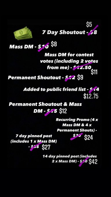 Current Sale Pricing! #onlyfans #promo https://t.co/mBHNgkQnko<a href="/tag/onlyfans"class="tags">#onlyfans</a><a href="/tag/promo"class="tags">#promo</a>