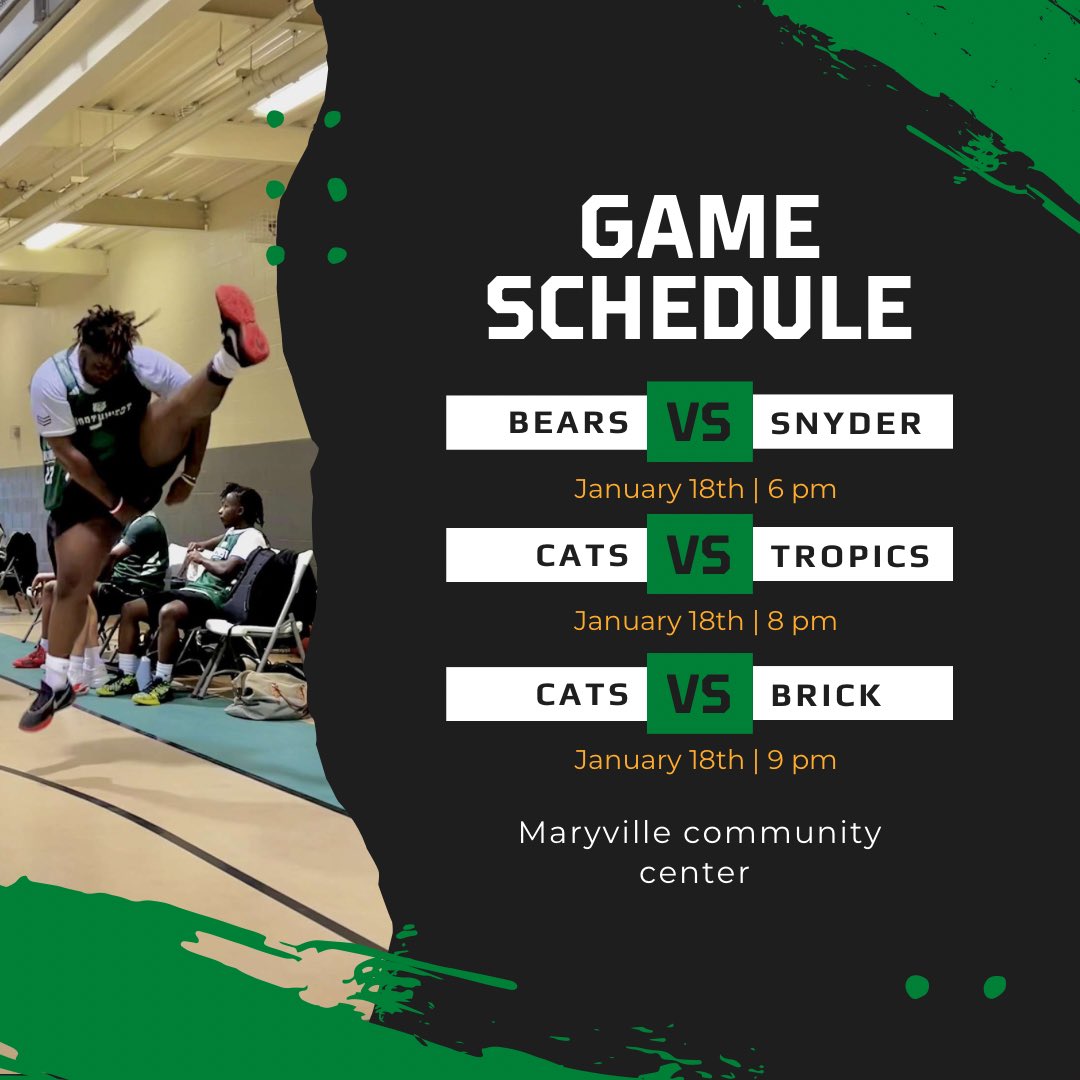 NWClubMBB's tweet photo. This Wednesday!! Thank you all for the continued support, we got some more games coming up this Wednesday‼️ #oabaab💚🐻🐱 #mensclubbasketball https://t.co/amcgIn8kCC