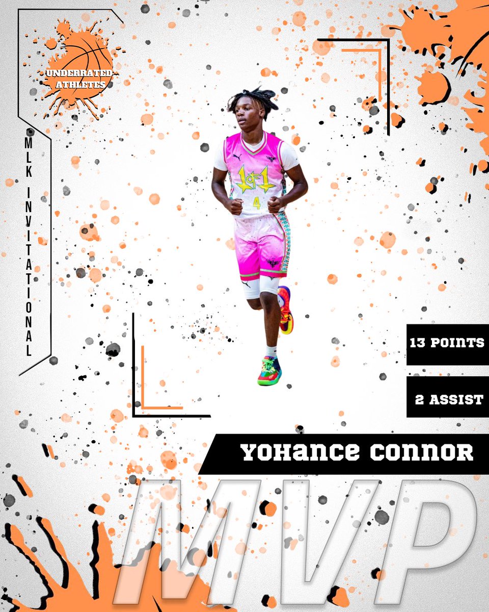 UnderratedAthl_'s tweet photo. Game 4 MVP:
Yohance Conner: 13 points | 2 assist | 2 rebounds
#MLKInvitational https://t.co/pxkmx7KS6e