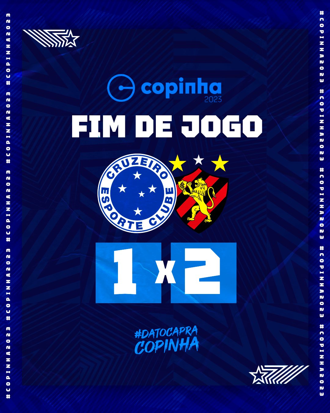 Cruzeiro 🦊 on X: 🕑 49', 2T, FIM DE JOGO NO MINEIRÃO! Com duas  expulsões ainda no primeiro tempo, fomos superados pelo Guarani. #CRUxGUA