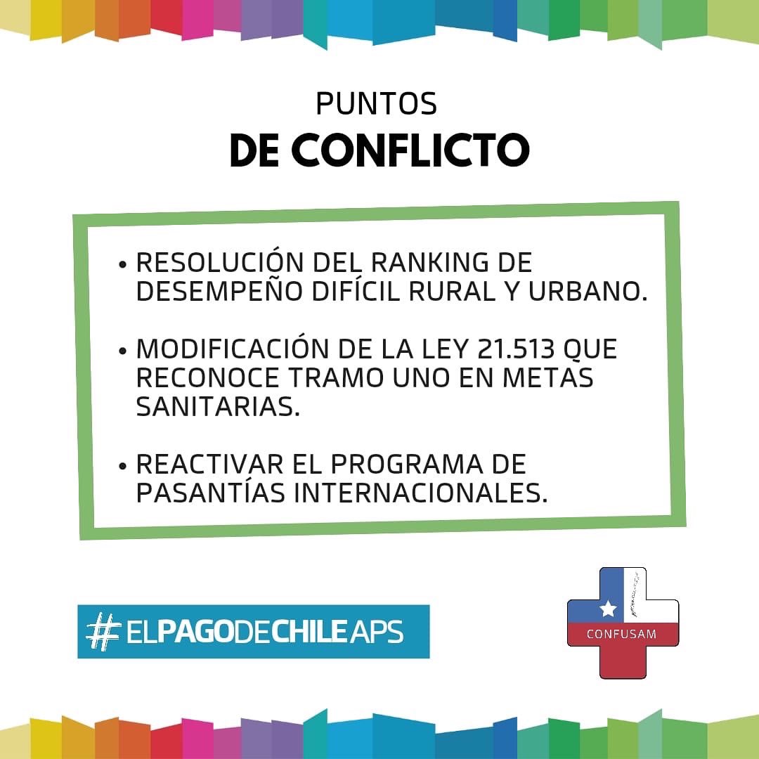 ConfusamChile's tweet photo. Mañana martes 17 de enero a las 11:30 hrs, la CONFUSAM saldrá a manifestarse en todo 🇨🇱 por los derechos de las trabajadoras y trabajadores de la Atención Primaria, no permitiremos que siga primando la poca resolución y voluntad por parte del @ministeriosalud . #elpagodechileaps https://t.co/BH7EZ9LQ8q