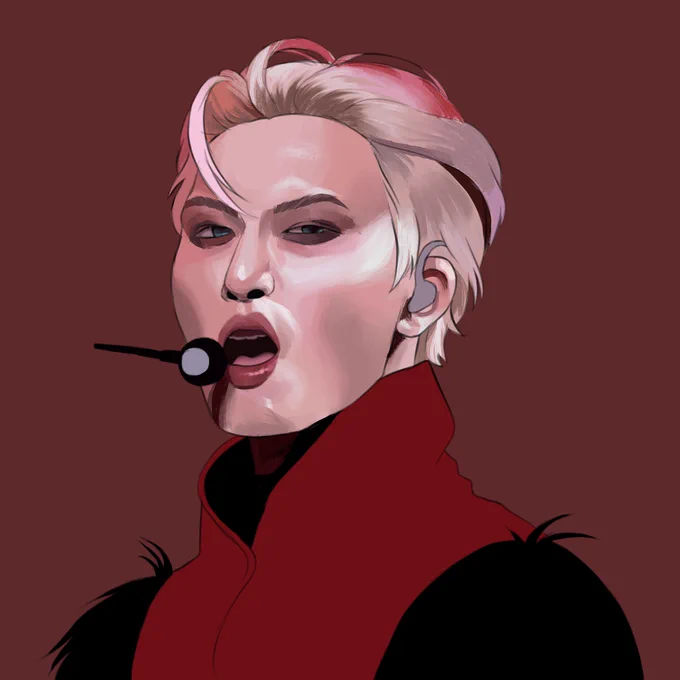 wip i'm trying a messier painting style than usual and idk if i like it 