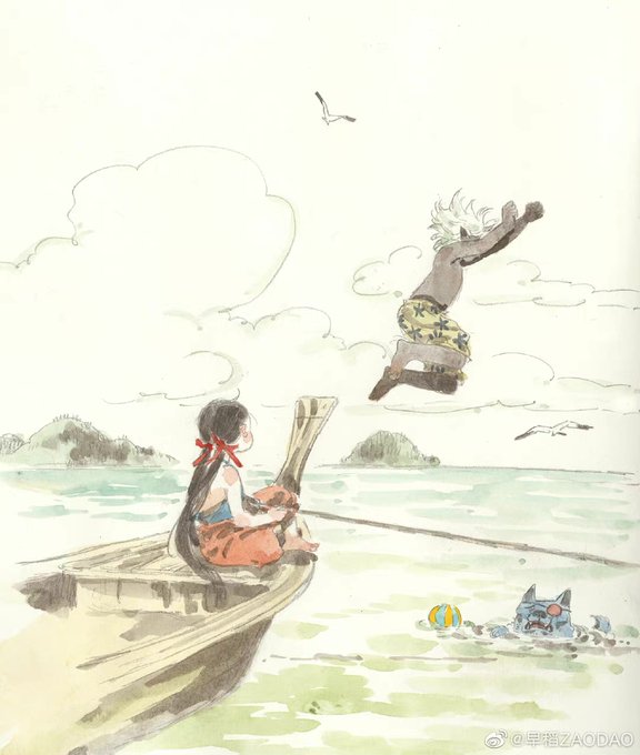 「boat fishing」 illustration images(Latest)