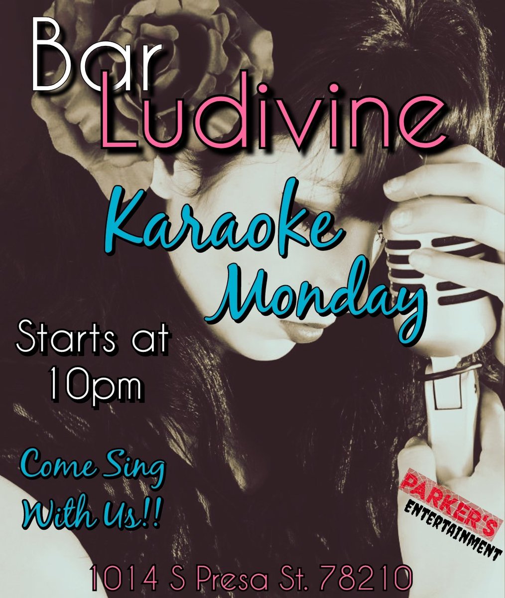 Spidey2381's tweet photo. #parkersentertainment #karaokenight #karaoke #sanantoniokaraoke #sing #singing #comesing #music #barludivine #southpresa #cocktailbar #craftbar #drinkspecials #foodpopup #food #mondaynightkaraoke #mondaykaraoke https://t.co/nLdAjeYlFW
