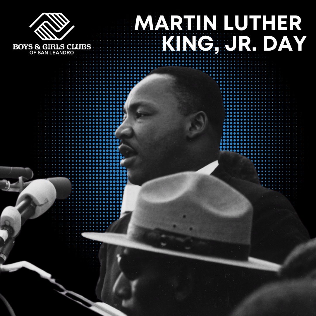 Happy Martin Luther King Jr. Day! ✨Today we celebrate and honor the legacy of the heroic civil rights leader. At BGCSL, we are inspired by him. Today, we encourage everyone to reflect on his teachings and celebrate his dream to make the world a better place!