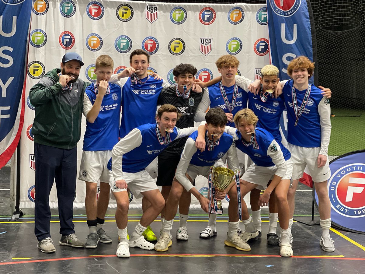 Futsal Regional Champs
Thanks to my teammates and coach for a great tourney
@USYF #usyouthfutsal #usyfregionals #useful