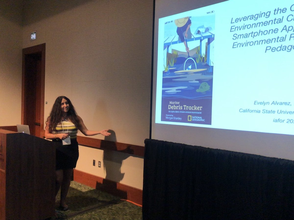 evelyn_ucla's tweet photo. Honored to present my work and have the opportunity to spread the word on community science tools such as @DebrisTracker @iafor conference. #communityscience #environmentaljustice @XuCalStateLA https://t.co/ZyvRIuJ3Rb