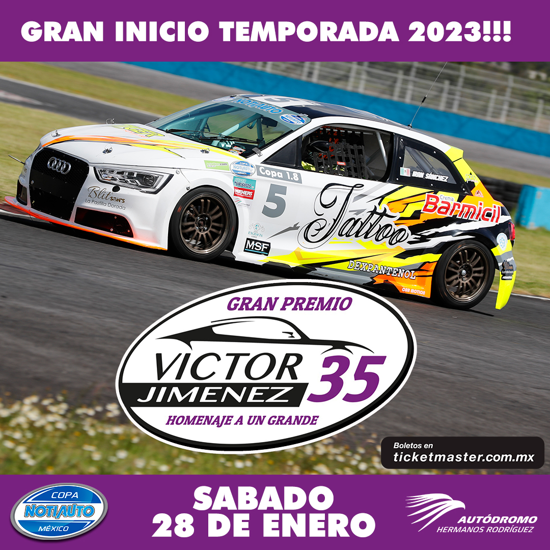No te pierdas el arranque de la Copa Notiauto y todas sus categorías este sábado 28 de enero en el Autódromo Hnos. Rodríguez desde las 13:00 hrs.

Boletos en Ticketmaster

#copanotiauto #ahr