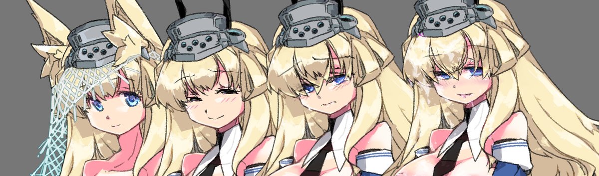 Fletcher表情差分とか。オッパイオッピア!! 