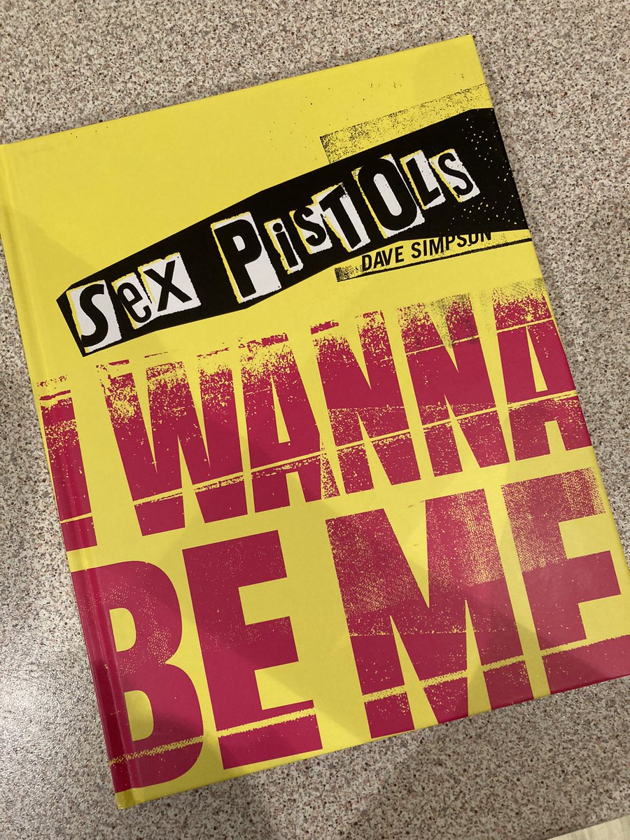 TRextasyBand's tweet photo. Thanks so much to Palazzo Publishing for sending me this amazing Sex Pistols book, ‘I Wanna Be Me’ by #davesimpson A totally recommended publication. I managed to just finish reading it today! #sexpistols @sexpistols #punkrock #1970s #punk #hardback #biography https://t.co/DaUomLmLMx