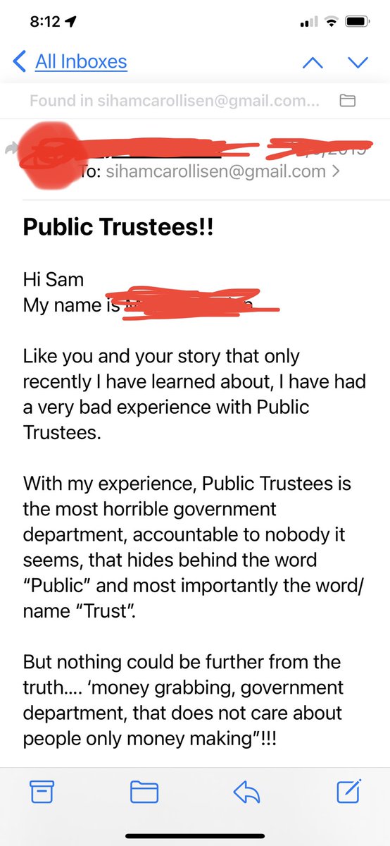 In Western Australia we need more efficient and effective Independent Advocacy, greater education for the public, but above all else, CONSEQUENCES for the Trustee system’s mismanagement of finances and those in its care. #publictrustee #australia @4corners @abcnews